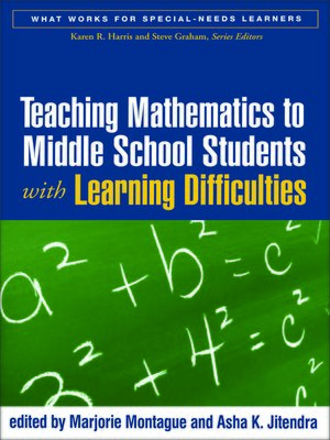 cover image of Teaching Mathematics to Middle School Students with Learning Difficulties